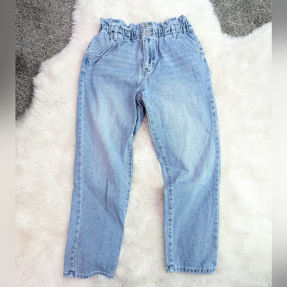 PacSun Mom Jean - 100% Cotton - Light Wash - High Waist - Relaxed Fit - Size 29 - Picture 3 of 7